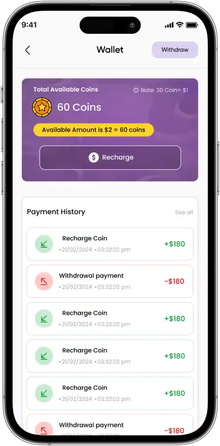 In-App Wallet
